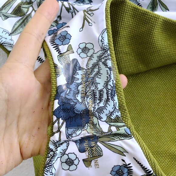 NWOT MAAJI High Rise Olive Green Reversible Bikini Bottom Large Size - Picture 12 of 13